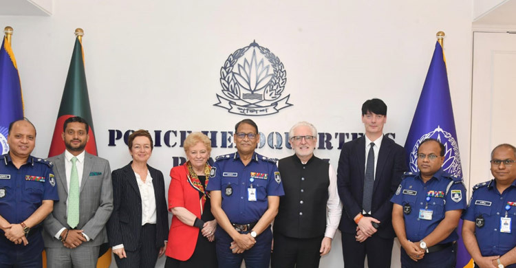 আইজিপির সঙ্গে আয়ারল্যান্ড-ইইউ প্রতিনিধিদলের সাক্ষাৎ