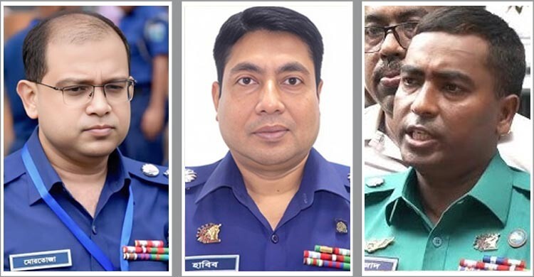 তিন জেলায় নতুন পুলিশ সুপার