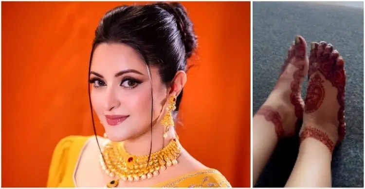 রাঙা পায়ের ভিডিও প্রকাশ করে যা লিখলেন পরীমনি