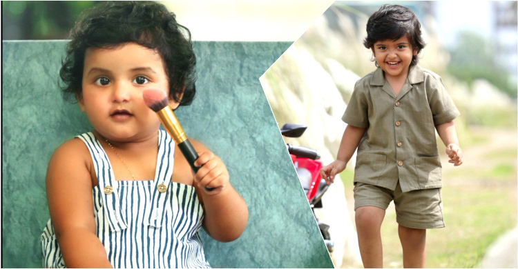 ছেলের পর মেয়েকেও মডেল বানালেন পরীমনি