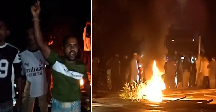 চুরির ঘটনাকে কেন্দ্র করে লক্ষ্মীপুরে পুলিশ-গ্রামবাসী সংঘর্ষ, সড়ক অবরোধ