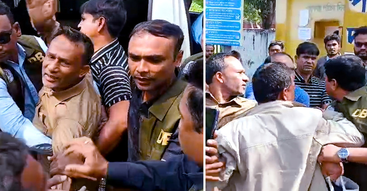 কারাগার থেকে বের হতেই ইউপি চেয়ারম্যান বিপ্লবকে আবার গ্রেফতার করলো ডিবি