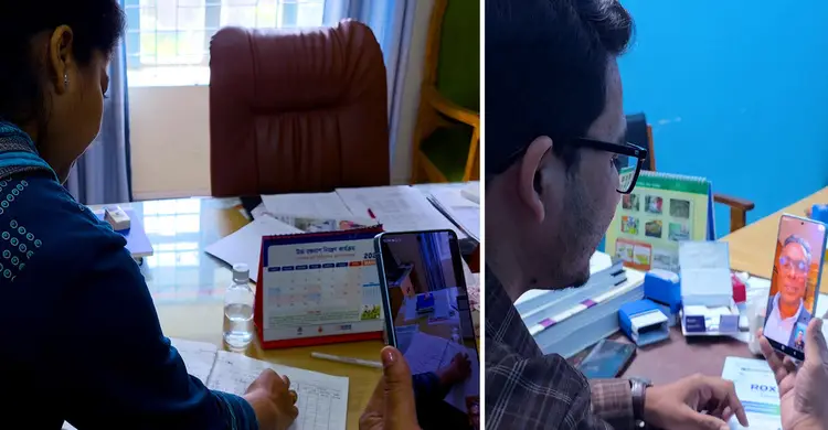 সিলেটের হাসপাতাল পরিদর্শন স্বাস্থ্য প্রতিমন্ত্রীর, ভিডিও কলেই হাজিরা খাতা তলব