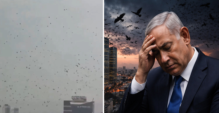 তেল আবিবের আকাশে হাজারো কাক, মহাবিপর্যয়ের ইঙ্গিত?