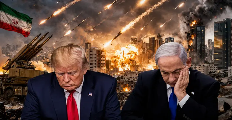 ইরানের দফায় দফায় ক্ষেপণাস্ত্র হামলায় দিশেহারা ইসরায়েল