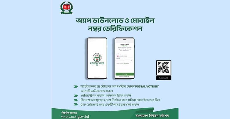 পোস্টাল ভোটে প্রবাসীদের নিবন্ধন বেড়ে ৪ লাখ ৬৭ হাজার