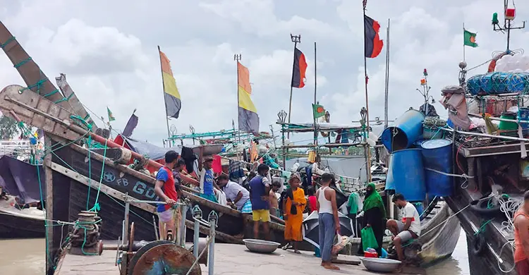 বরফের তীব্র সংকট, ইলিশ আহরণে সাগরে যেতে পারছে না জেলেরা