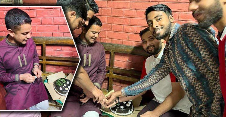 আদালতের গারদখানায় হত্যা মামলার আসামির জন্মদিন উদযাপন