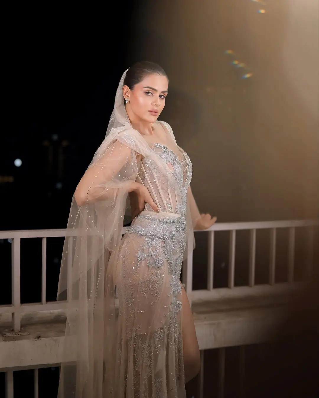 থাই স্লিট ড্রেসে উষ্ণতা ছড়াচ্ছেন প্রিয়াঙ্কা