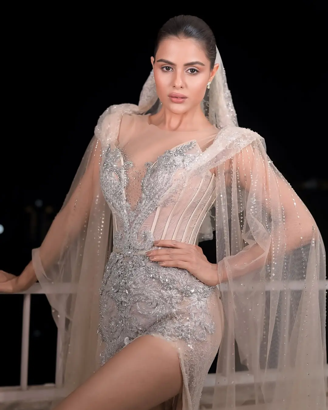 থাই স্লিট ড্রেসে উষ্ণতা ছড়াচ্ছেন প্রিয়াঙ্কা