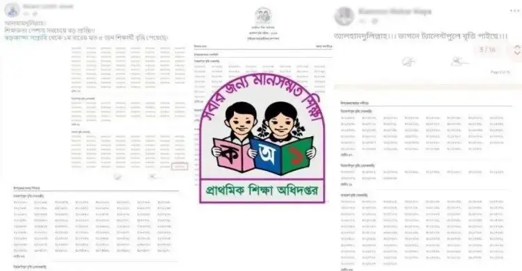 প্রাথমিক বৃত্তির ফল ফাঁসের ঘটনায় তদন্ত কমিটি গঠন