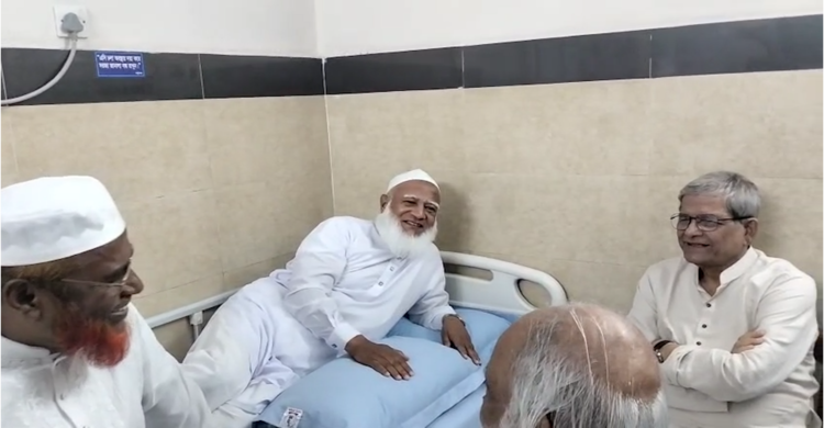 হাসপাতালে জামায়াতের আমির, দেখতে গেলেন মির্জা ফখরুল