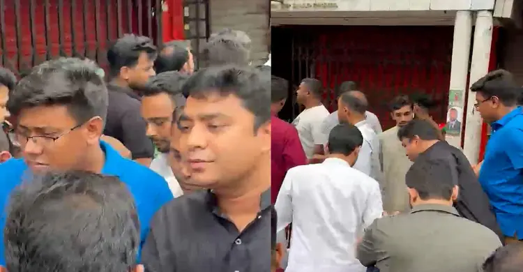 শ্রমিক দলের সমাবেশ উপস্থিত ছাত্রদলের সেক্রেটারি