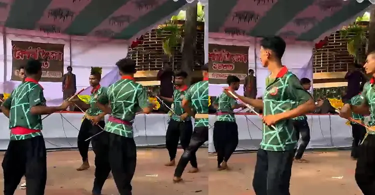 নববর্ষে ঢাবিতে ছাত্রদলের উদ্যোগে ঐতিহ্যবাহী লাঠিখেলা!