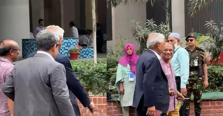 বৈঠকে অংশ নিতে সচিবালয়ের প্রধানমন্ত্রী কার্যালয়ে সংস্কৃতি মন্ত্রী নিতাই রায় চৌধুরী