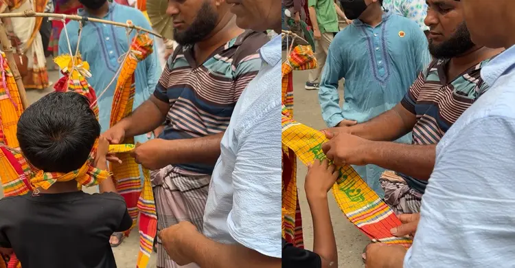 ঐতিহ্যের ছোঁয়ায় পহেলা বৈশাখে বেড়েছে গামছার কদর