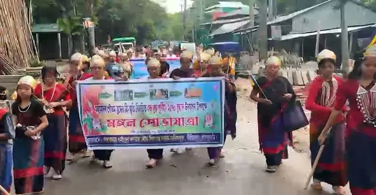 নানা আয়োজনে মধ্য দিয়ে খাগড়াছড়িতে বুদ্ধপূর্ণিমা পালিত