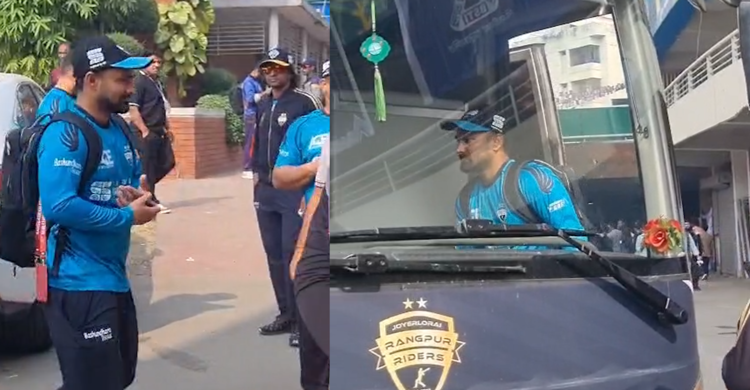 লিটনের অপেক্ষায় রংপুরের টিম বাস