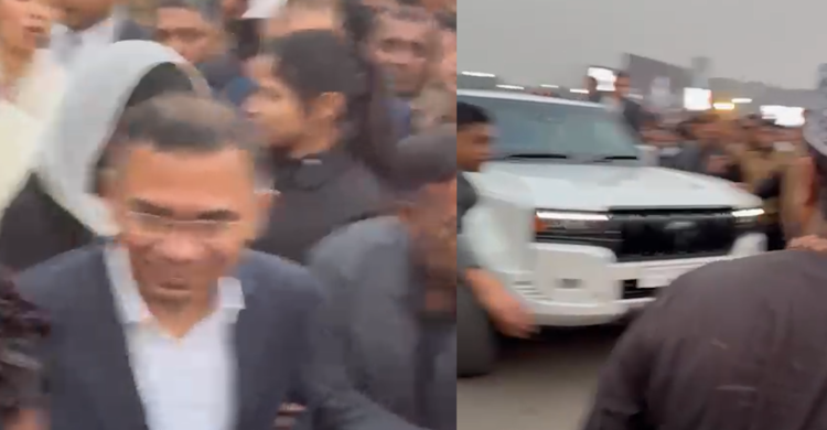 খালেদা জিয়ার শোকসভা শেষে নিজ বাসভবনে যাচ্ছেন তারেক রহমান