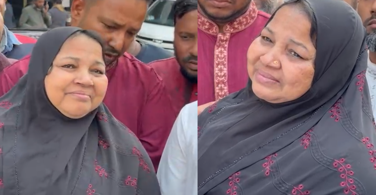 মোসাব্বিরের জানাজায় কান্নায় ভেঙ্গে পড়লেন এক নারী