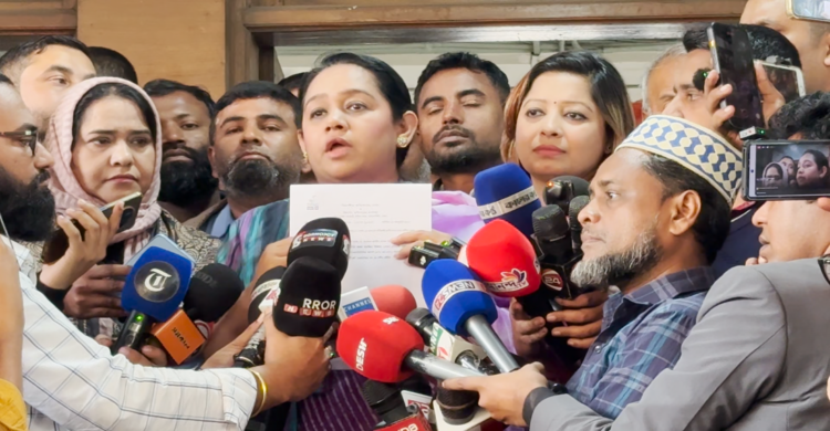 খালেদা জিয়ার আদর্শে কাজ করতে চান সানজিদা তু‌লি