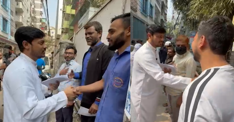 ভোটারদের কাছে ছুটে যাচ্ছেন নাসিরুদ্দিন পাটওয়ারী