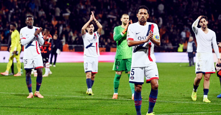 লরিয়ঁর মাঠে হোঁচট পিএসজির