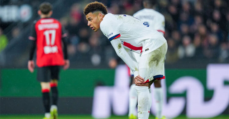 রেনের কাছে হেরে শিরোপা লড়াইয়ে বড় ধাক্কা পিএসজির