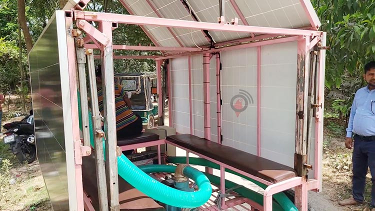 কৃষকের নজর কেড়েছে সৌরচালিত ভ্রাম্যমাণ সেচপাম্প