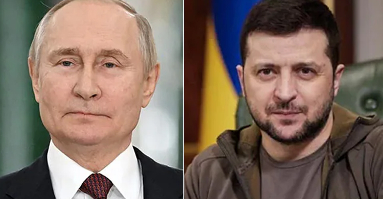 পুতিনকে হত্যাচেষ্টার অভিযোগ অস্বীকার জেলেনস্কির