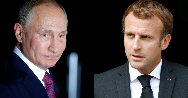 ইউক্রেন ইস্যু নিয়ে ম্যাক্রোঁর সঙ্গে কথা বলতে প্রস্তুত পুতিন
