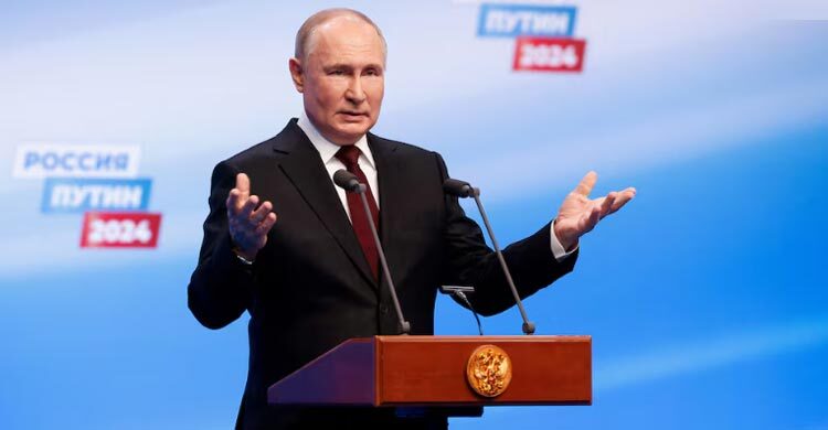 Putin wins Russia election in landslide with no serious competition