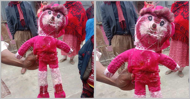 উঠানে পড়ে ছিল ১০১ সুইবিদ্ধ পুতুল, পরিবারে আতঙ্ক