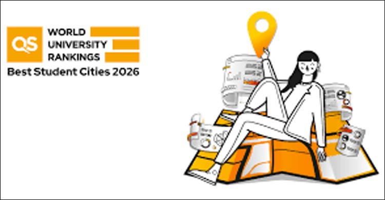 যুক্তরাজ্যভিত্তিক শিক্ষা ও গবেষণা সংস্থা কোয়াককোয়ারেলি সায়মন্ডস (কিউএস) আন্তর্জাতিক পড়ুয়াদের জন্য বিশ্বের সেরা ১৫০টি শহরের তালিকা প্রকাশ করেছে