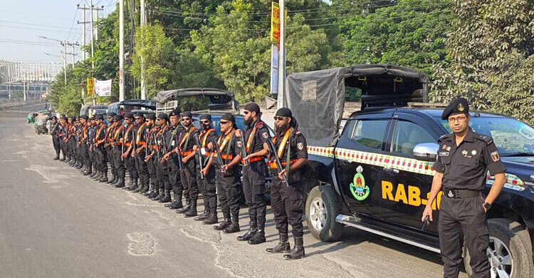 হরতালে জনজীবন স্বাভাবিক রাখতে র‍্যাব-বিজিবির টহল