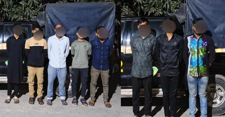 মোহাম্মদপুরের আতঙ্ক ‘কবজিকাটা গ্রুপের’ ৮ সদস্য গ্রেফতার