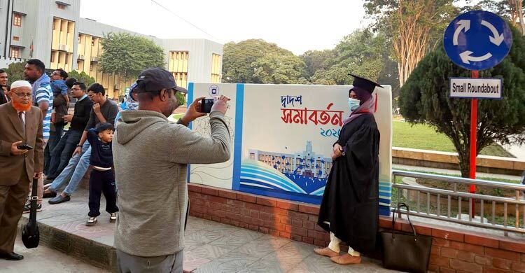 রাত পোহালেই রাবিতে সমাবর্তন