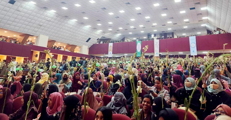 চারদশক পর রাবি ক্যাম্পাসে ছাত্রশিবিরের নবীনবরণ