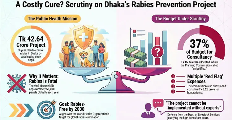 Tk 15.74cr consultancy fee raises eyebrows in rabies project