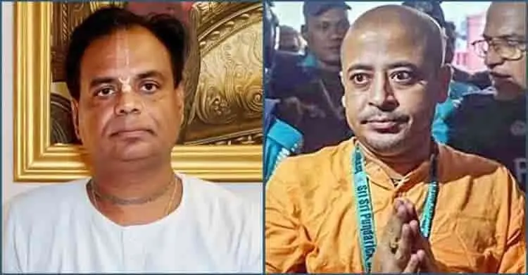 চিন্ময় কৃষ্ণের পক্ষে কথা বলে বহিষ্কার হলেন কলকাতার ইসকন মুখপাত্র