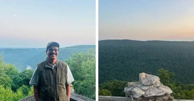 যুক্তরাষ্ট্রের কুপার্স রকের চূড়ায় প্রিয়জনদের সঙ্গে স্মরণীয় এক বিকেল