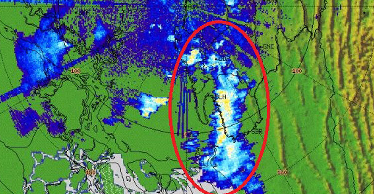 Flooding risk in Chattogram division, convection formed in bay