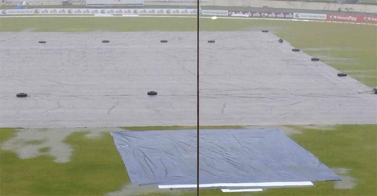 দ্বিতীয় দিনের খেলা পরিত্যক্ত ঘোষণা