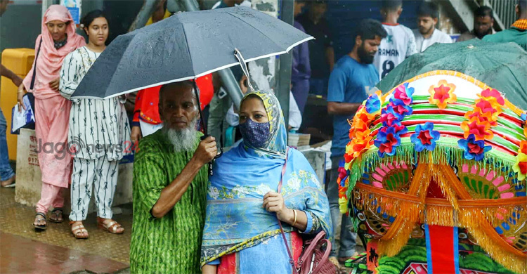 ঢাকায় দিনভর ১৫ মিলিমিটার বৃষ্টি, থাকতে পারে আগামীকালও