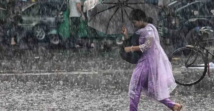 দুপুরের মধ্যে ১৪ অঞ্চলে ঝড়-বৃষ্টির আভাস