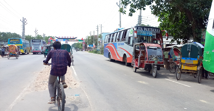 রাজবাড়ী থেকে ফের ঢাকাসহ সব রুটে বাস চলাচল বন্ধ