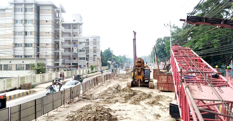 রাজশাহী নগরীর ৫ ফ্লাইওভার নির্মাণকাজ বন্ধ