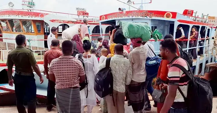 ঢাকামুখী গাড়ির চাপ সামলাতে প্রস্তুত দৌলতদিয়া ঘাট