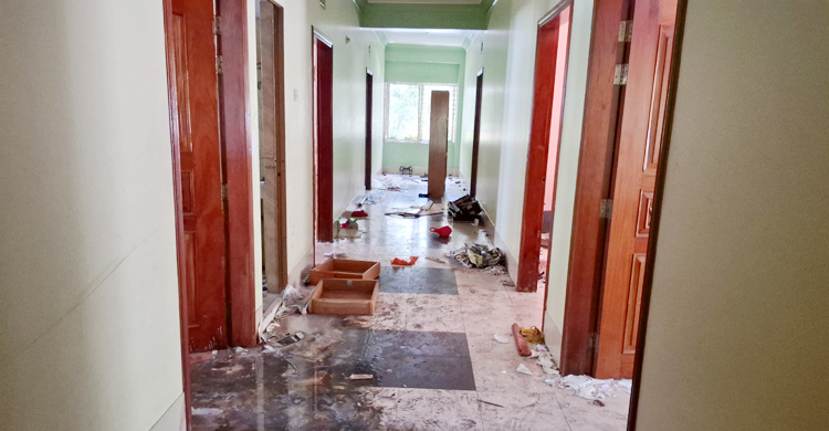রাজবাড়ীতে হামলা-ভাঙচুরের ঘটনায় ৩৫০০ জনের বিরুদ্ধে মামলা