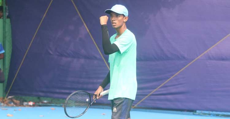 আন্তর্জাতিক টেনিস টুর্নামেন্টে চ্যাম্পিয়ন বাংলাদেশের জারিফ